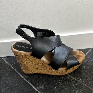 Wedges - Black size 8